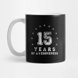 Vintage 15 years of awesomeness Mug